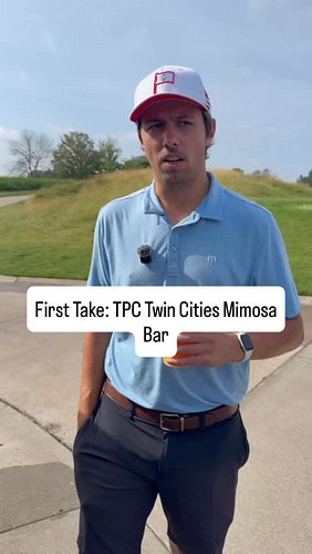 FIRST TAKE: @tpctwincities Mimosa Bar on a Monday morning...

#minnesotagolf #blainemn #golfreel