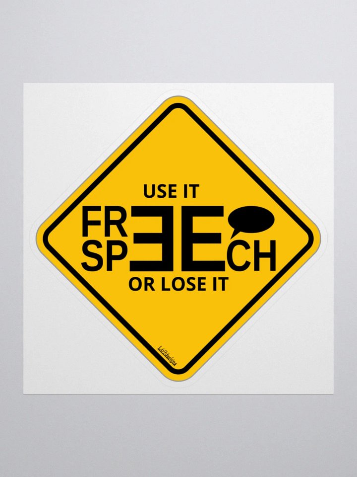 FREE SPEECH, USE IT OR LOSE IT product image (2)