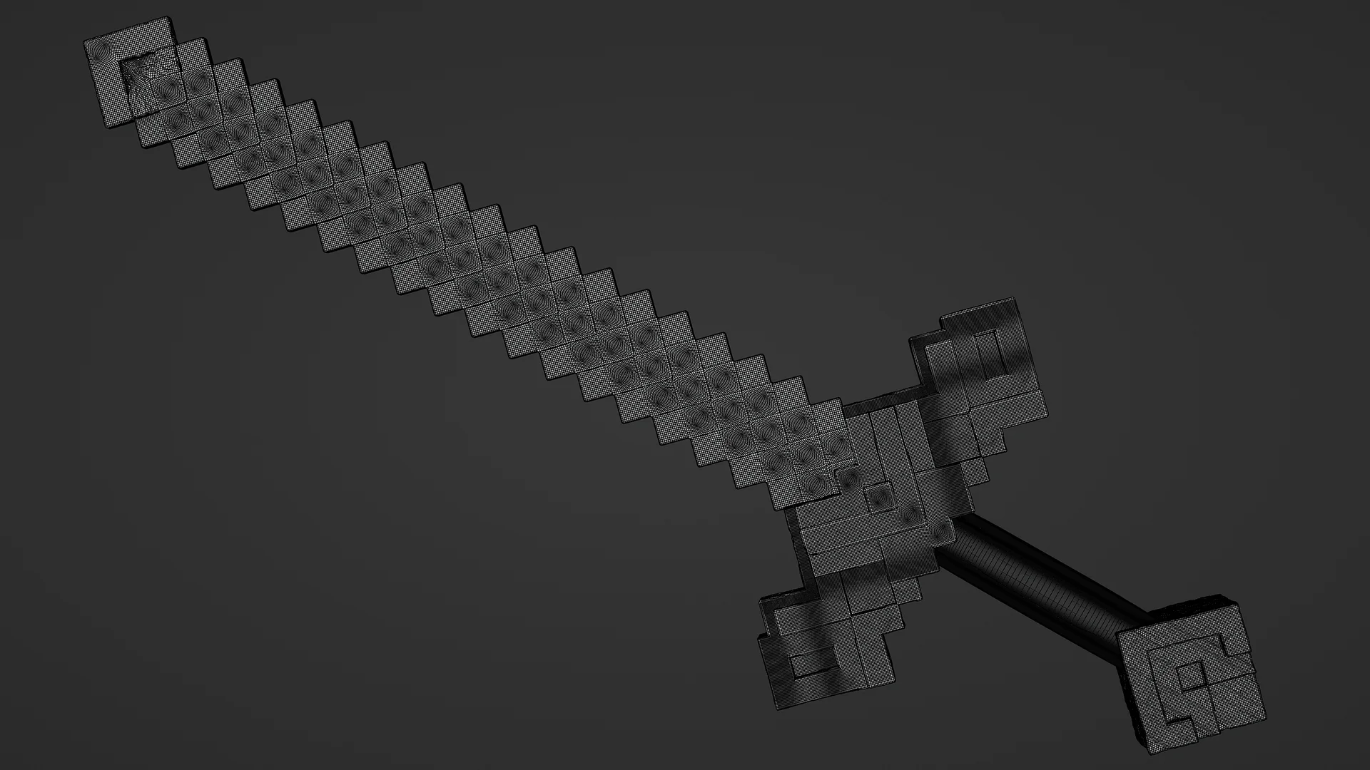 Minecraft Movie Sword - Digital 3D printable model files product image (10)
