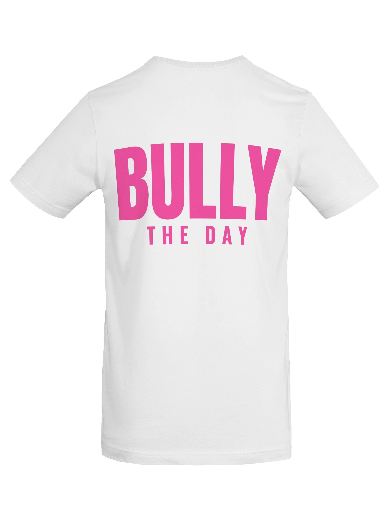 Bully The Day Stacked Tee - White/Pink product image (5)