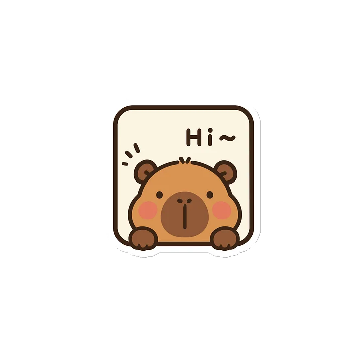 Hi There! Capybara Magnet product image (2)