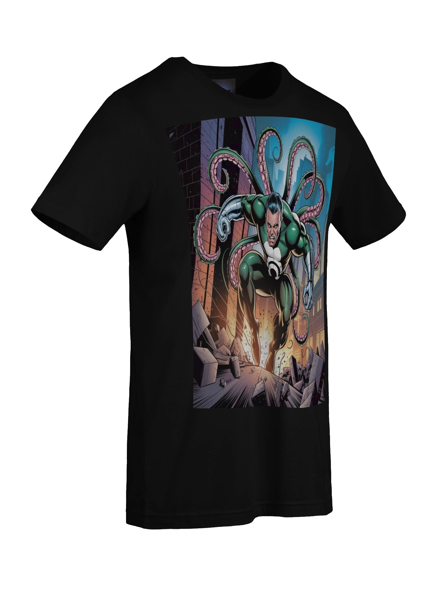 Doctor Octopus Tentacle Tempest Supersoft T-Shirt – Octo Onslaught Eclipse product image (9)