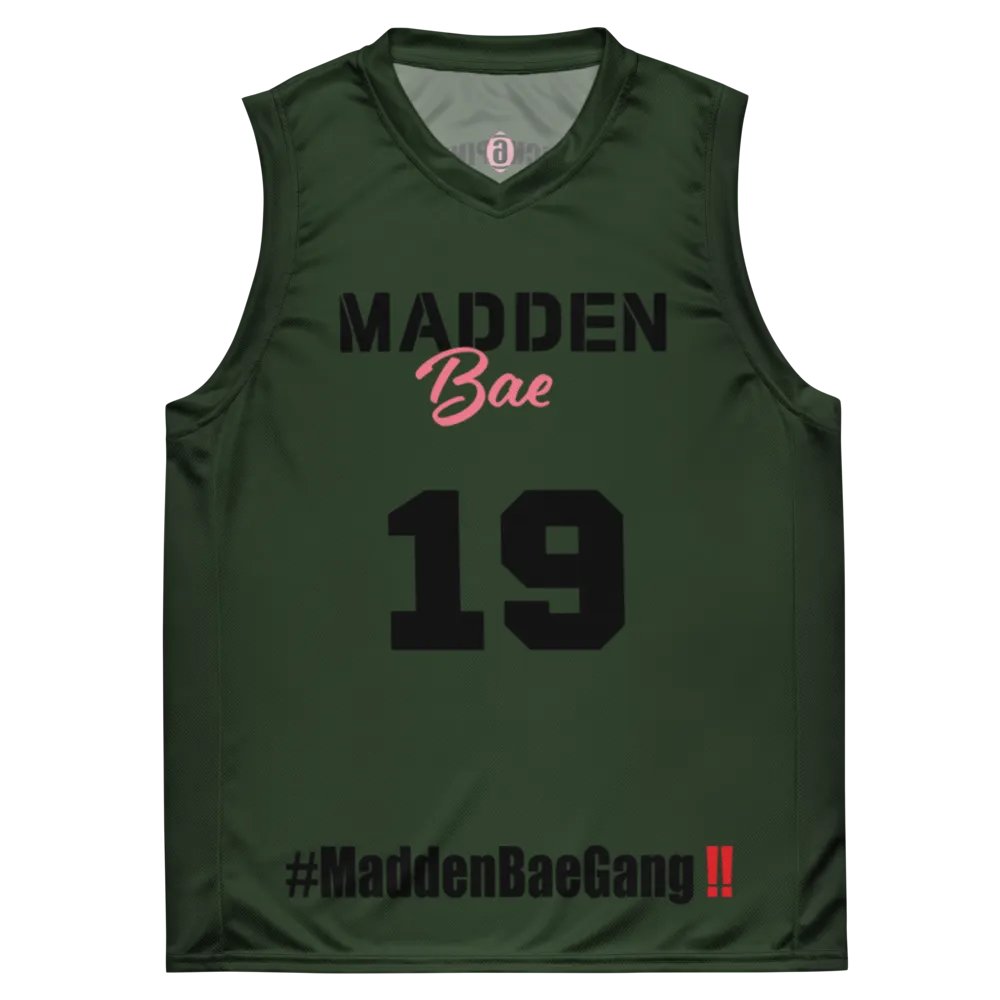 Madden Bae Jersey 👨‍🎨 (Green+ Black Logo) product image (1)