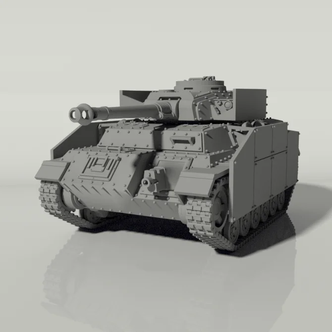 Grim StuG OR Grim Panzer IV Tank STLs product image (2)