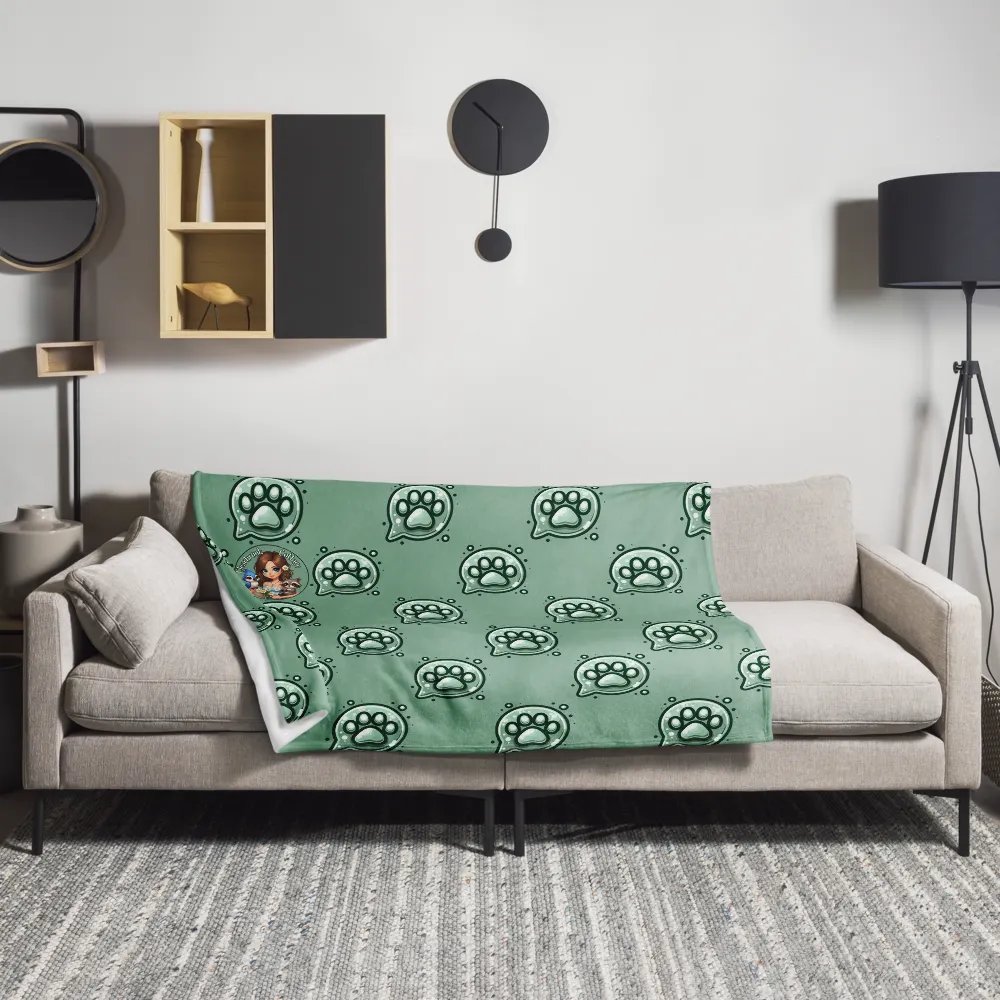 Paw Emote Throw Blanket product image (4)