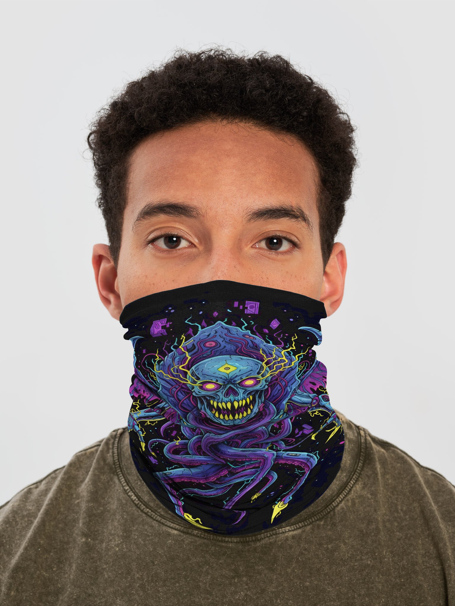 Neonspindle Wraith Neck Gaiter - Black product image (1)