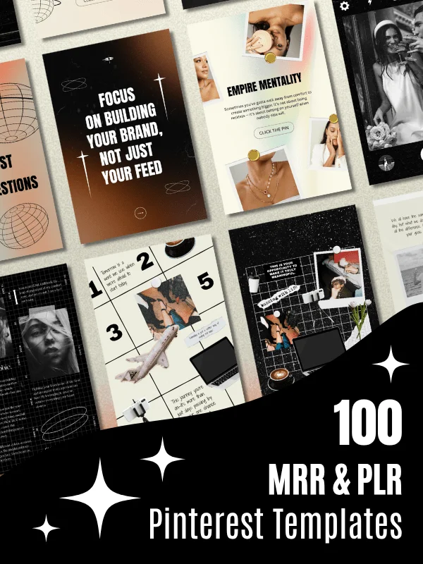 MRR/PLR Pinterest Templates for Coaching product image (1)