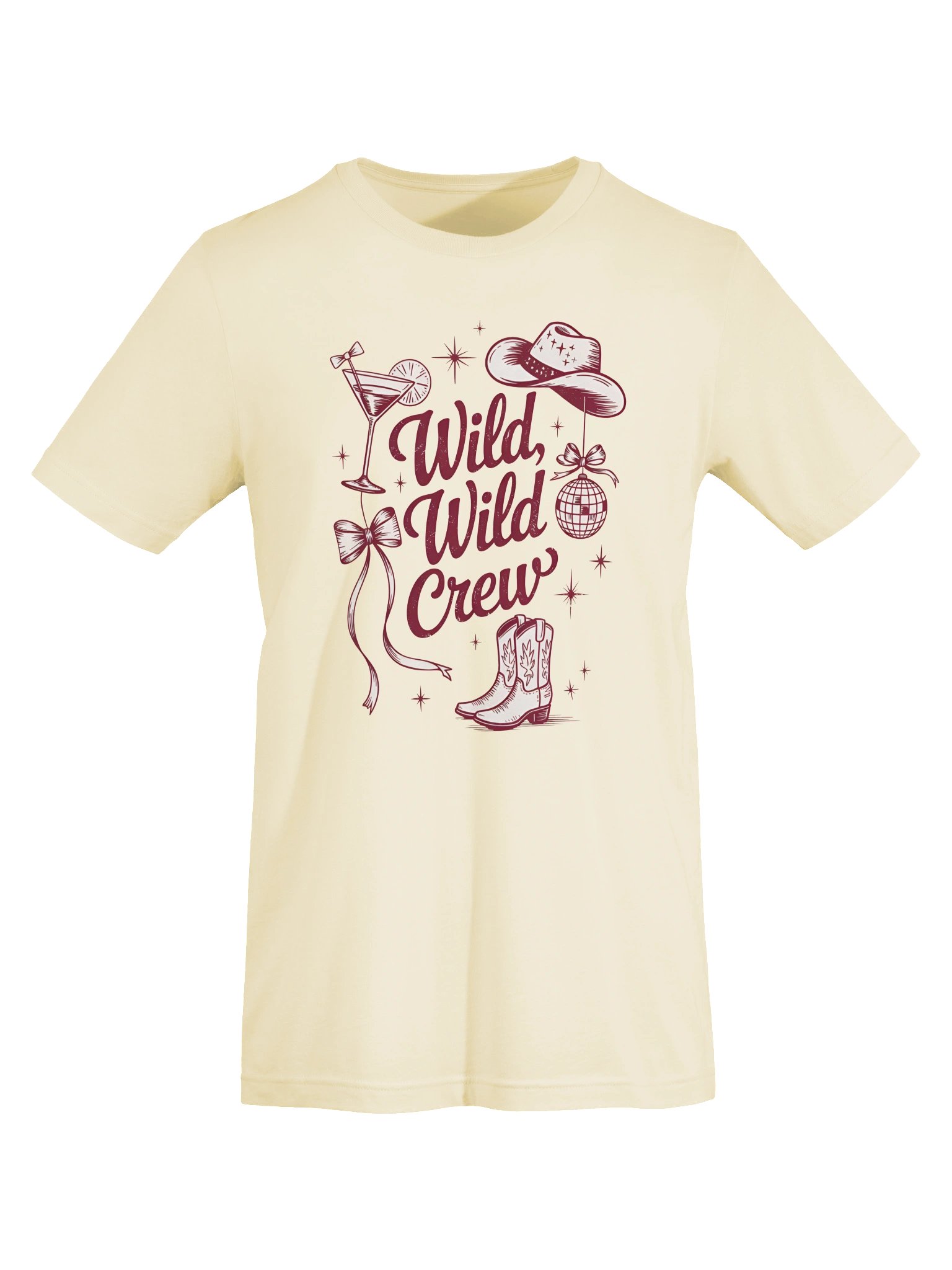 Wild, Wild Crew T-Shirt | Western Girls Trip & Cowgirl Party Tee product image (5)