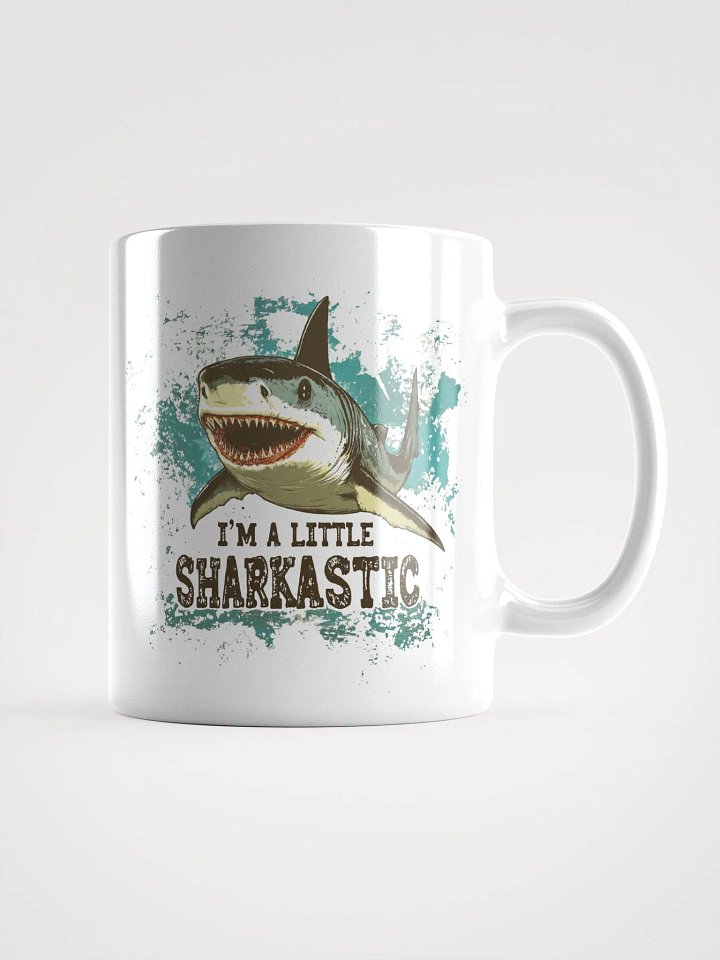 Sharkastic Splash White Mug product image (1)
