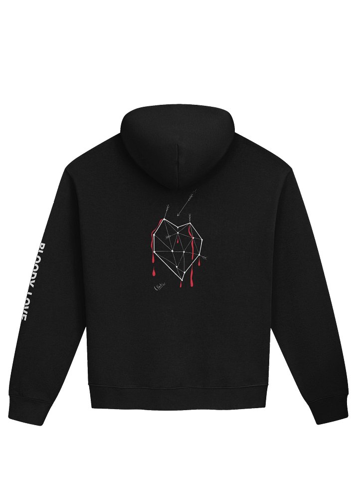 No Soy Artista: “Bloody Love” Hoodie product image (2)