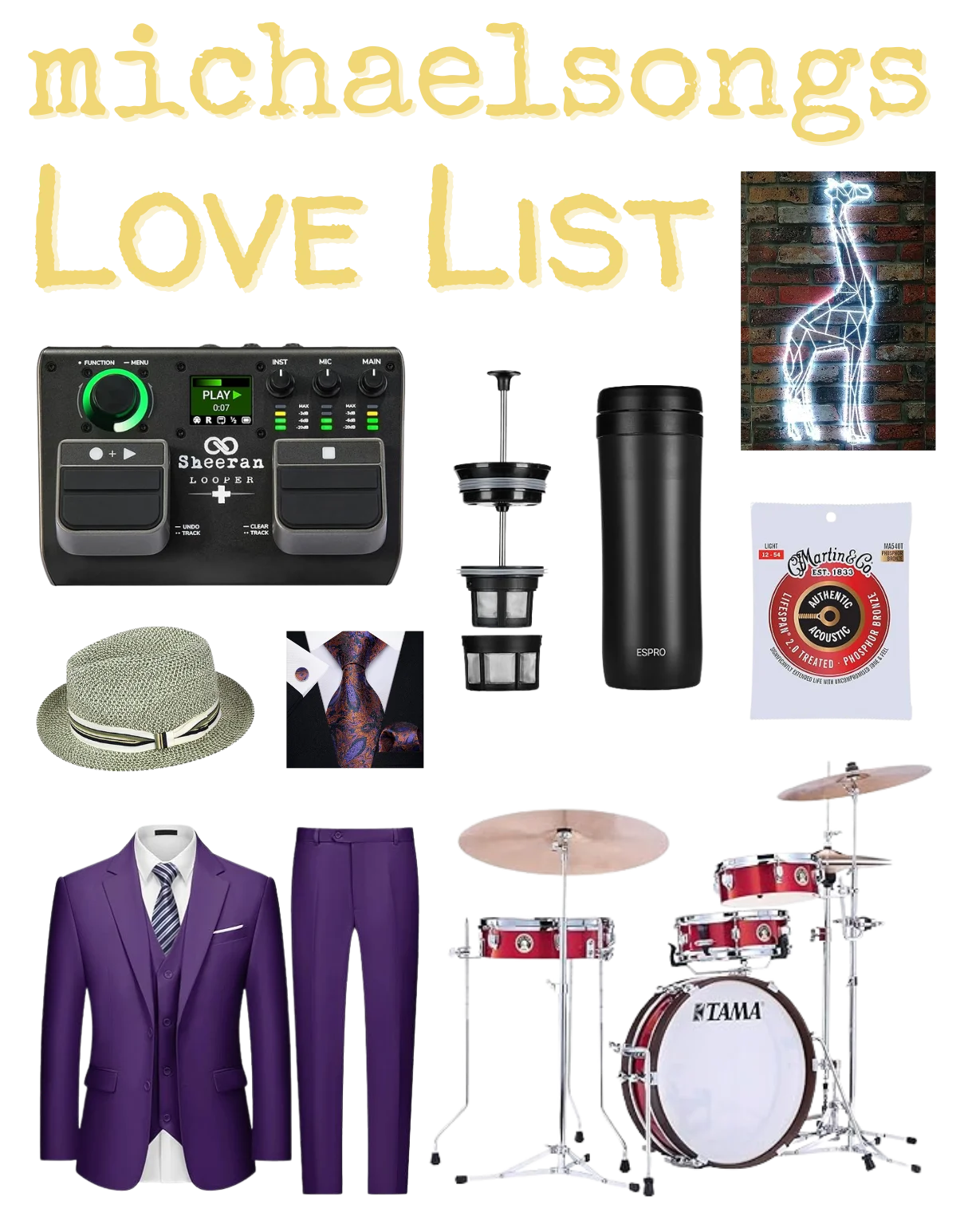 michaelsongs Love List - Link product image (1)