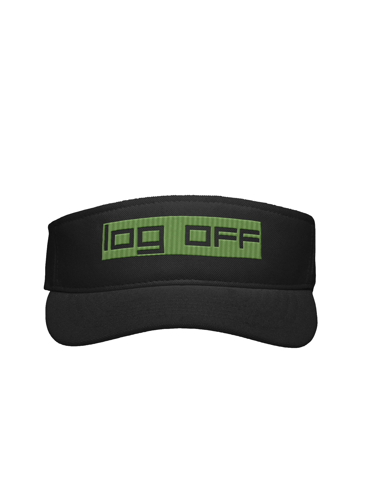 Log Off Embroidered Visor product image (2)