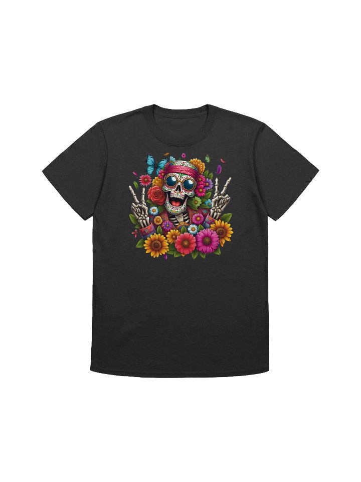 Sugar Skull Art - Día de los Muertos Delight Artful Remembrance T-Shirt product image (4)