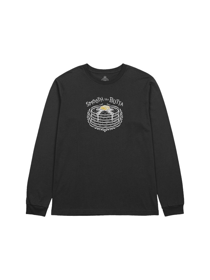 Smooth like Butta long-sleeve tee (dark) product image (2)