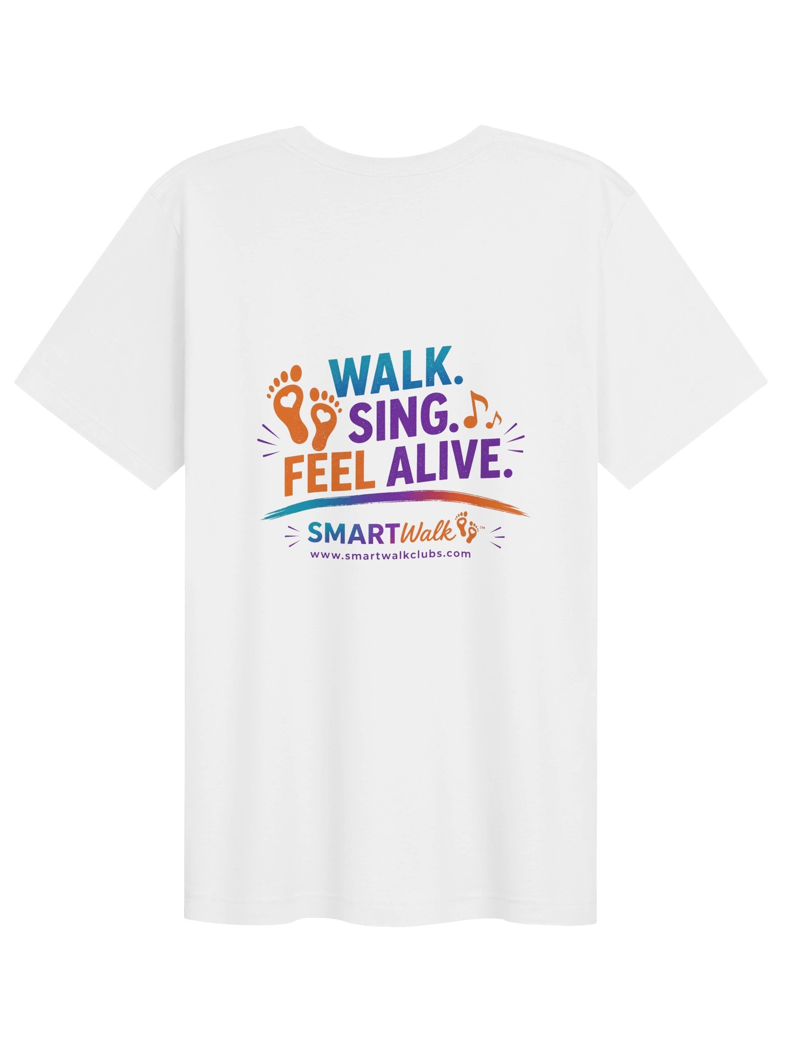 SMARTWalk Clubs T-Shirt (White) product image (2)