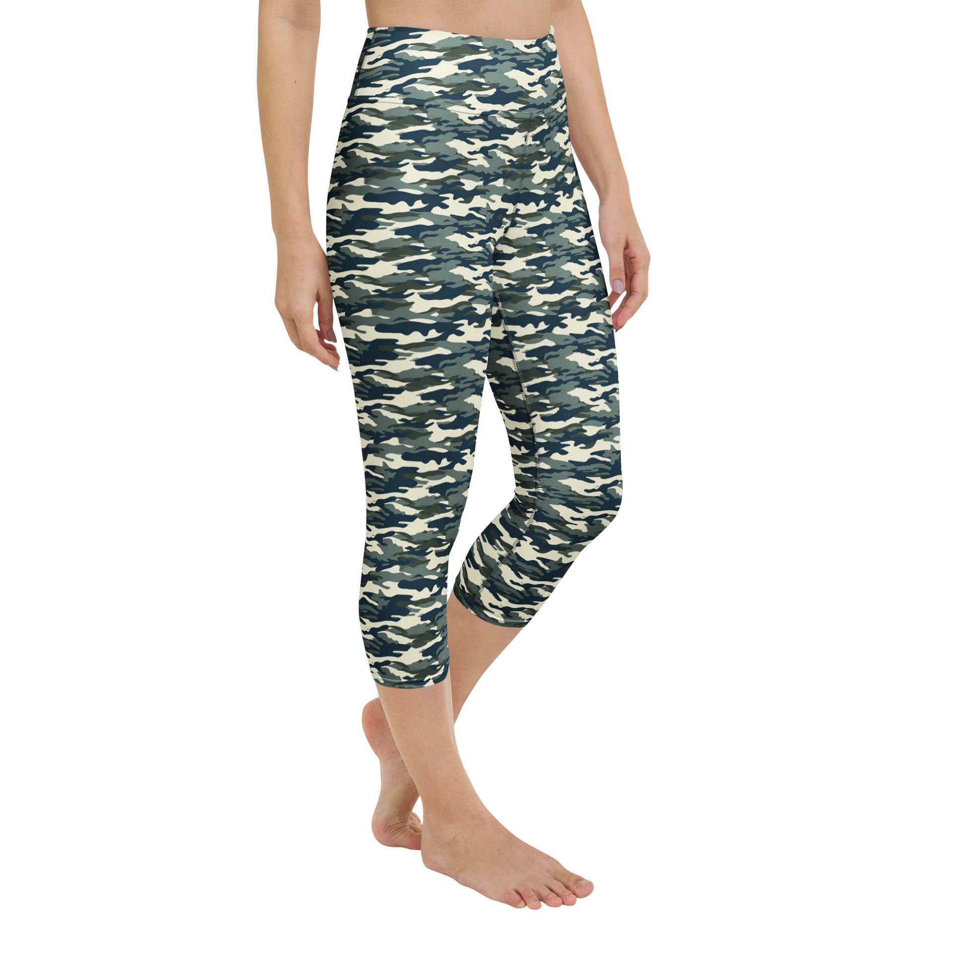 Frosted Camo Yoga Capri Leggings product image (3)