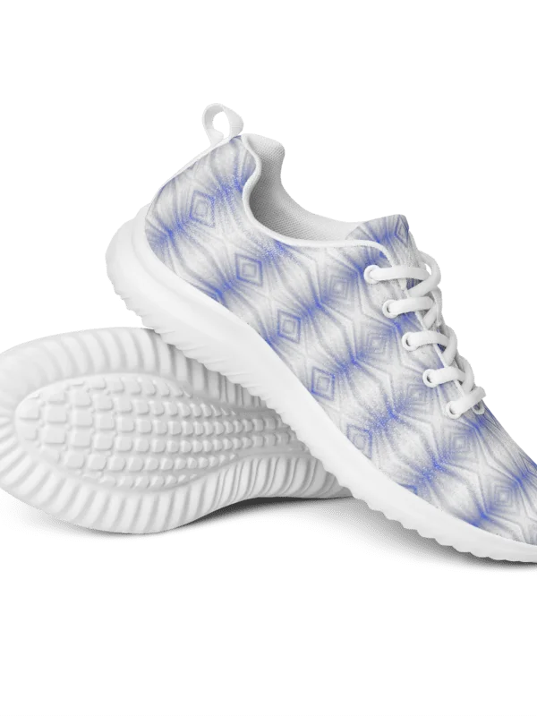 Electric Blue Diamond Flux Diamond Blue Gradient Women's Athletic Shoes product image (6)