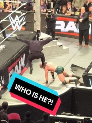 Who is the masked man? #WWE #RAW #RocketArena #MaskedMan 