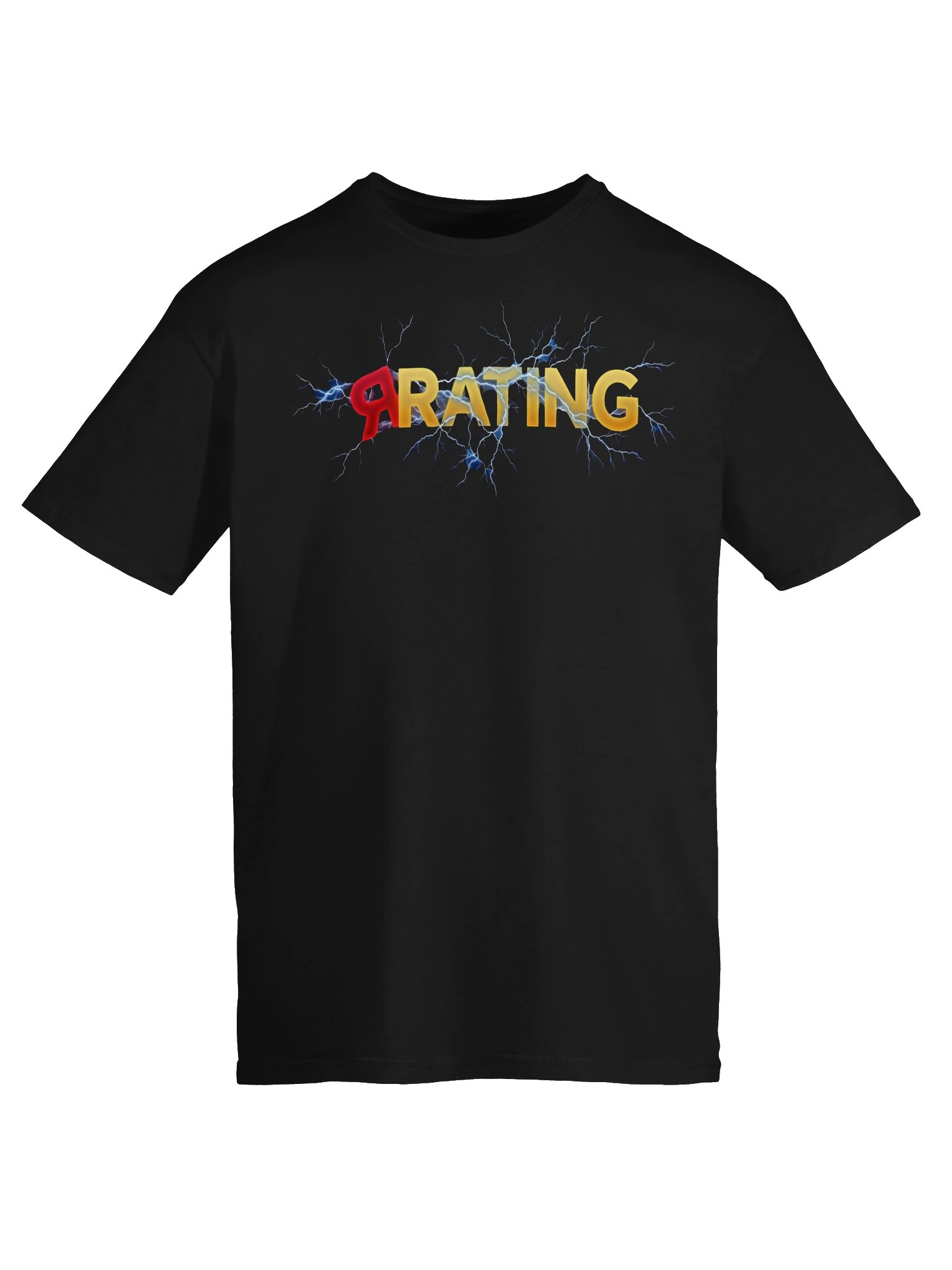 R Rating "Blue Lightning" Logo Tee product image (5)