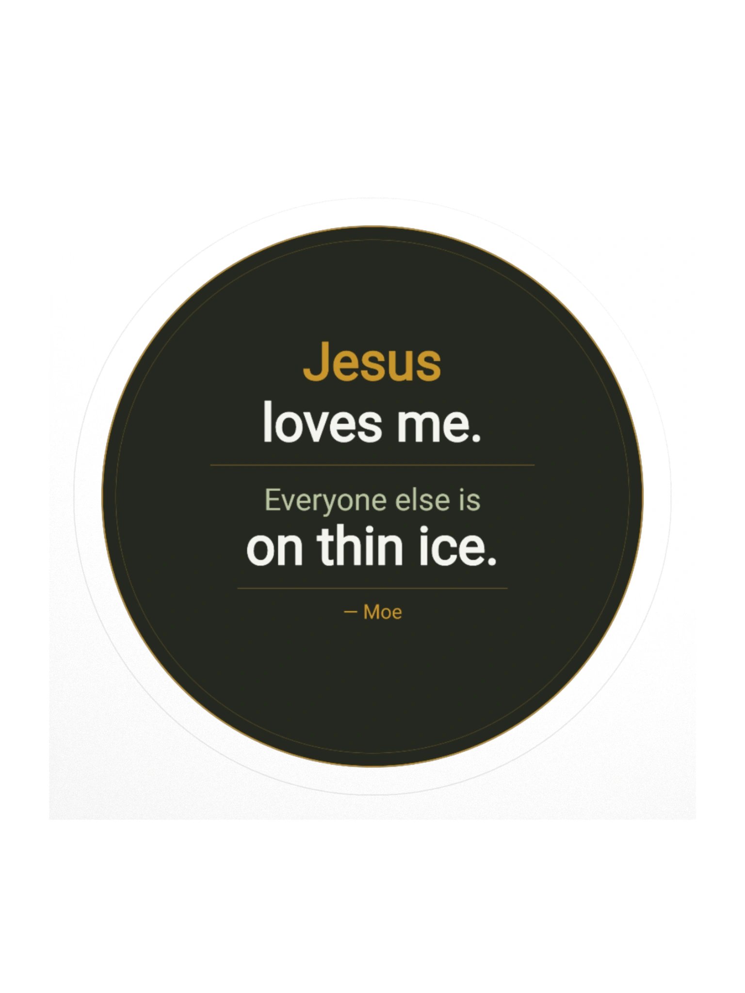 Jesus Loves Me Sticker product image (1)