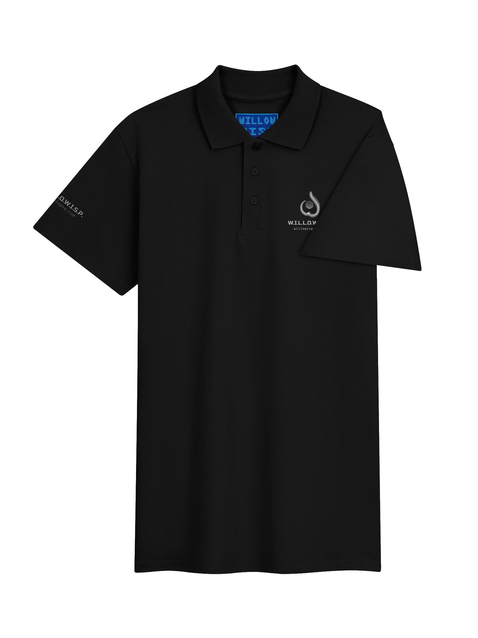 WILLOWISP Grey Polo Tee product image (4)
