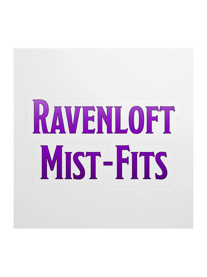 Ravenloft Mist-Fits Logo Sticker (Purple) product image (2)