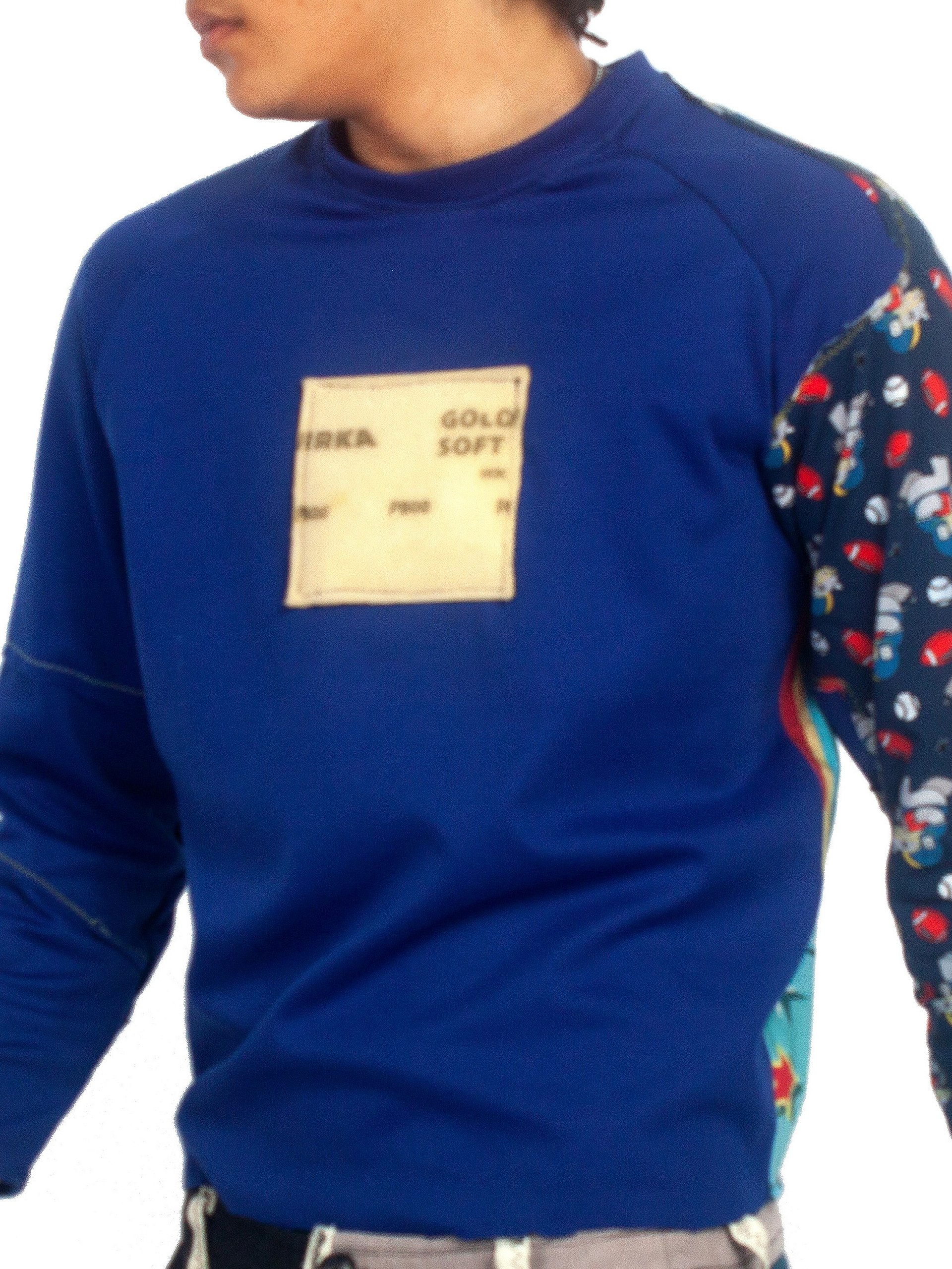 RAGLAN LONG SLEEVE TEE - BLUE product image (1)