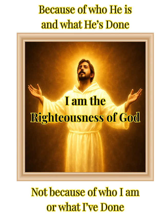 I am the Righteousness of God (Male)