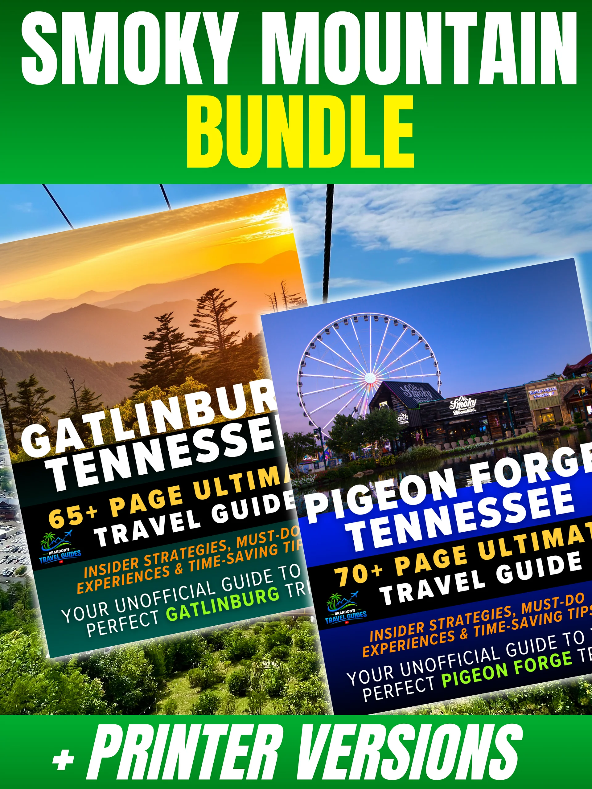 Gatlinburg + Pigeon Forge Travel Guide Bundle 2026 | Digital Guides + Printer-Friendly Versions product image (1)