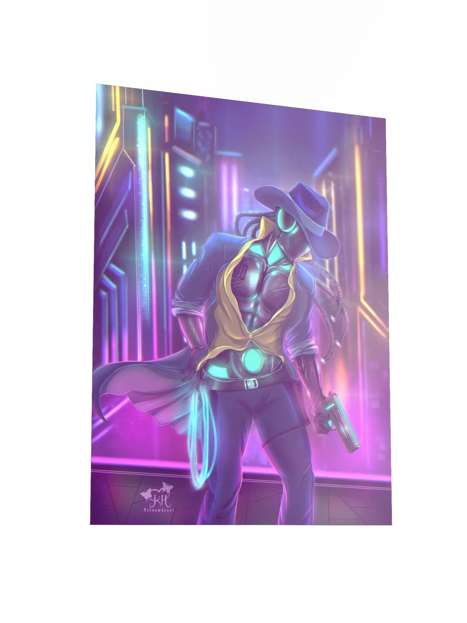 "Cy-Fi" Cowboy - Art Print product image (3)