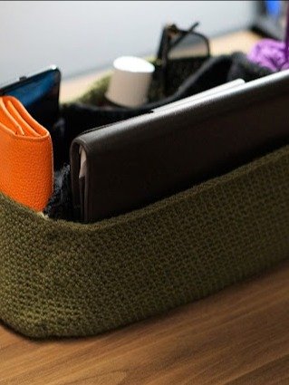 Bag organizer crochet pattern product image (2)