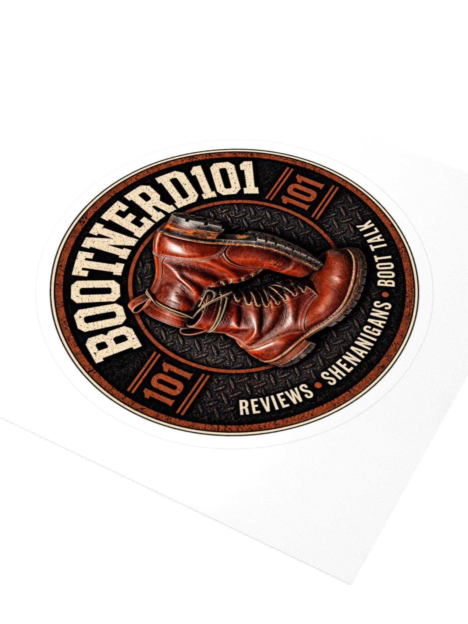 BootNerd101 Classic Logo Sticker product image (3)