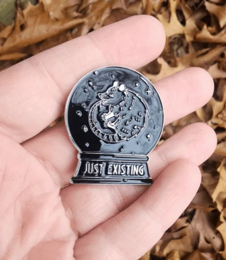 CLEARANCE! Just Existing 1.5 inch pin product image (1)