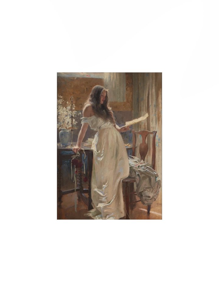 "Go Lovely Rose! Tell her that Wastes her Time and Mine" by Herbert James Draper Poster product image (1)