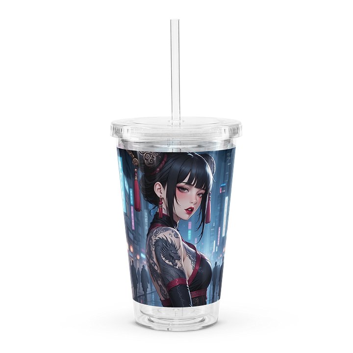 Lepus Ferox — Ancillina Sicaria — Double Wall Clear Plastic Tumbler (16 oz) product image (1)