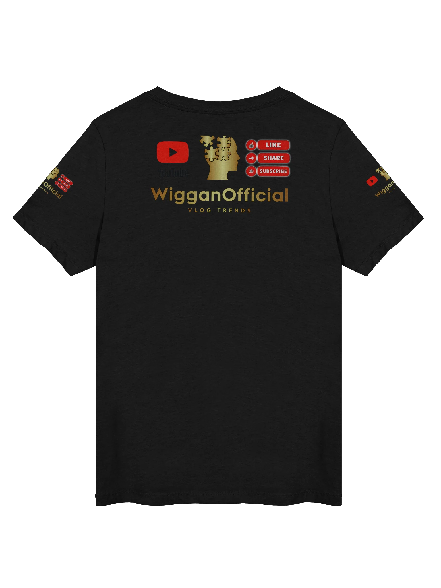 WigganOfficial logo Women's Relaxed V-Neck T-Shirt product image (2)