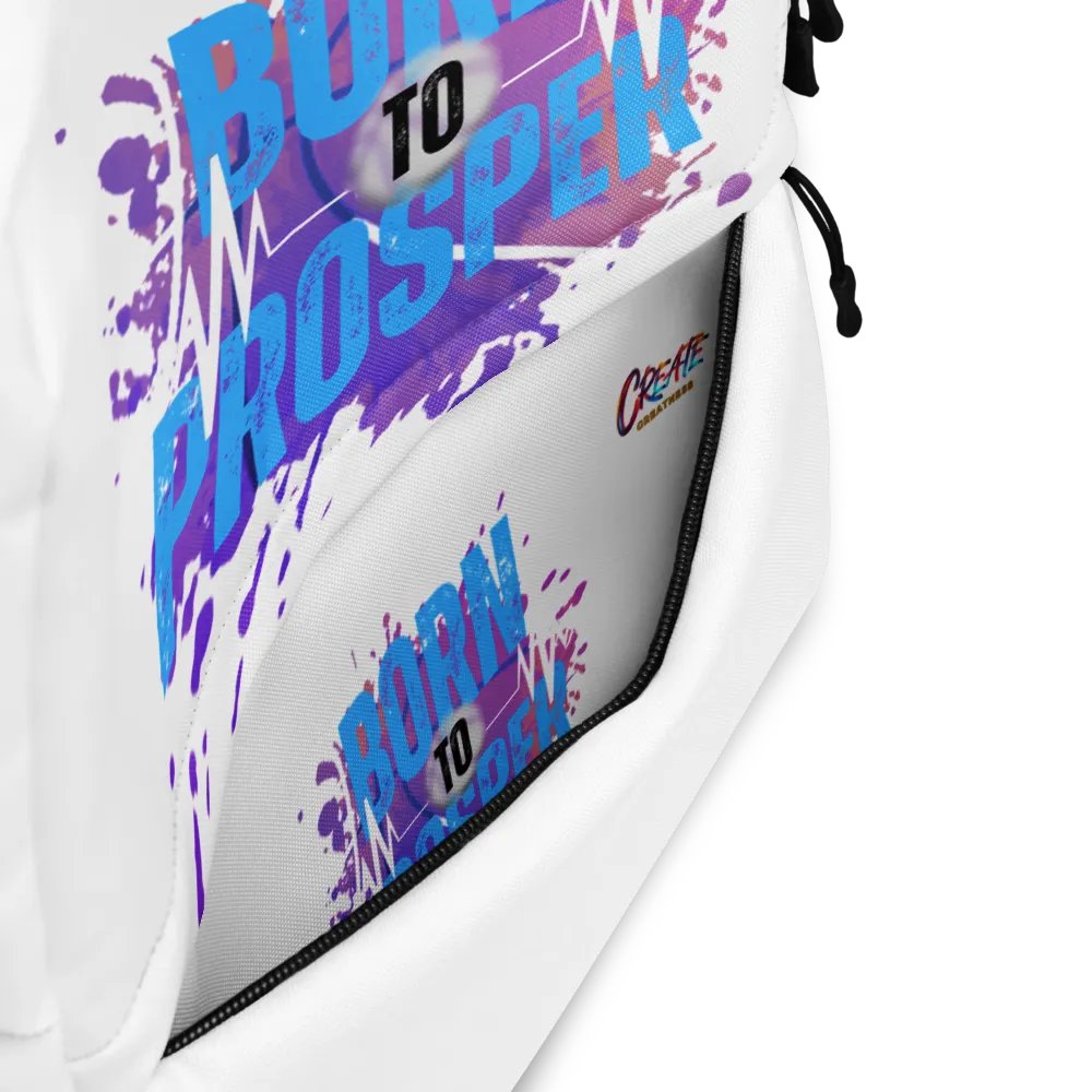 Born to Prosper Full Print Backpack product image (11)