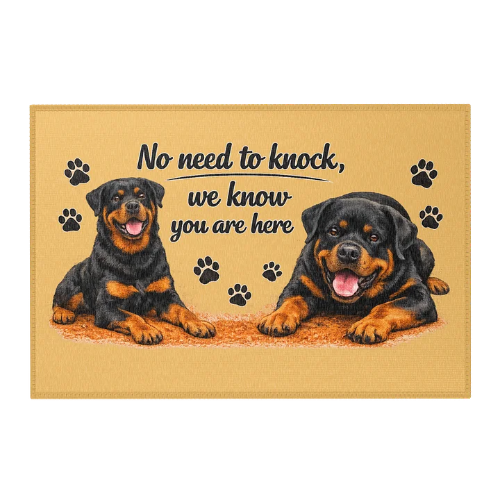 Rottweiler Welcome Mat product image (1)