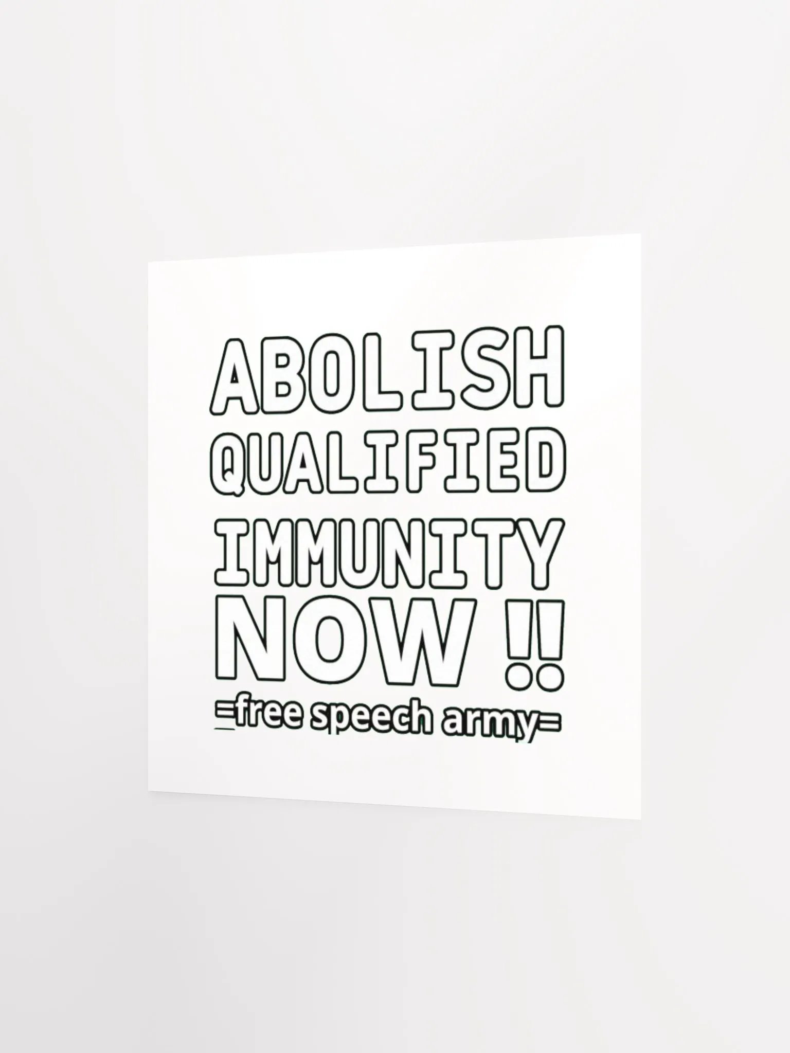 ABOLISH QUALIFIED IMMUNITY NOW product image (7)