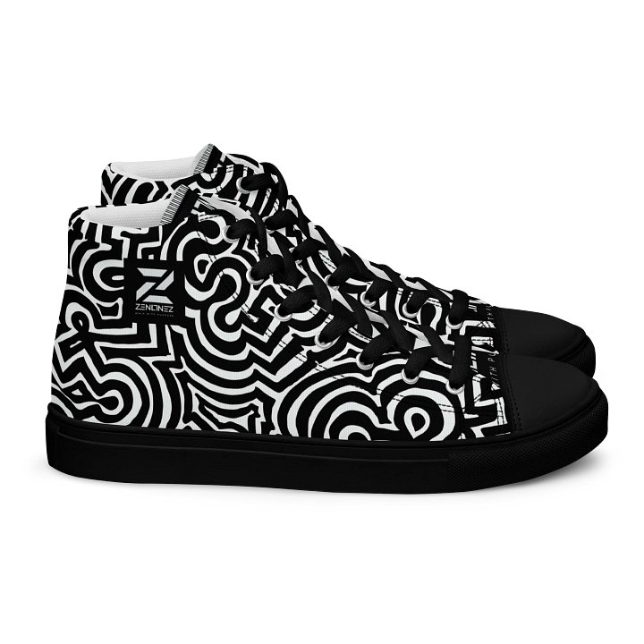 Optical Allusion Men's High Top Sneakers product image (2)