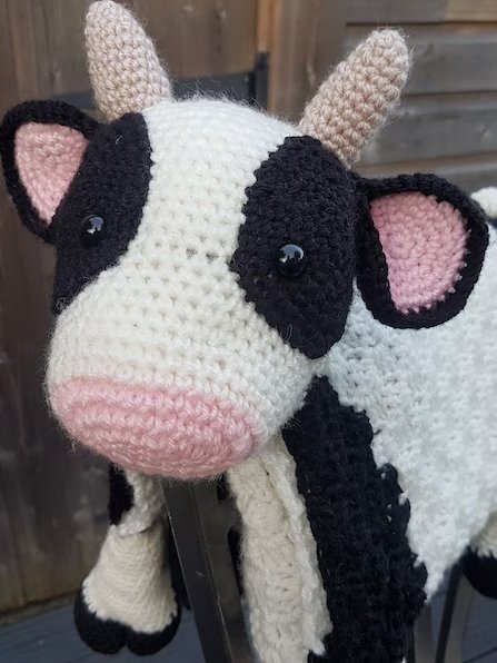 Cow Folding Baby Blanket Crochet Pattern - C2C Graphghan PDF Pattern - Crafting Happiness product image (3)