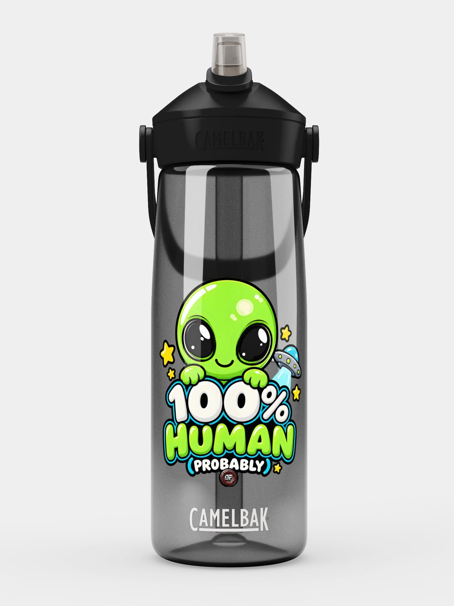 100% Human (Probably) — Curious Minds Water Bottle product image (3)
