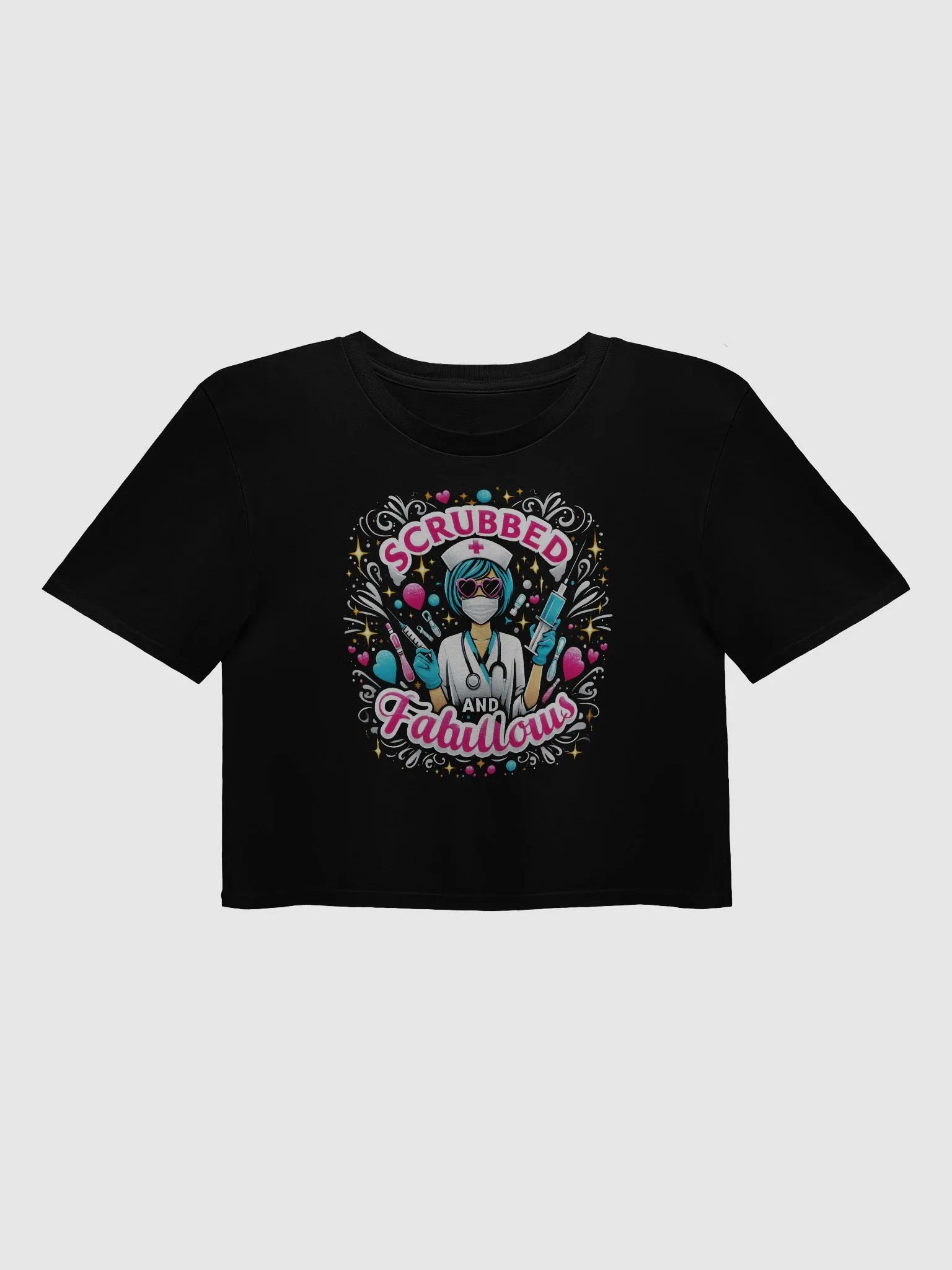 Fabulously Scrubbed Nurse Crop Top product image (2)