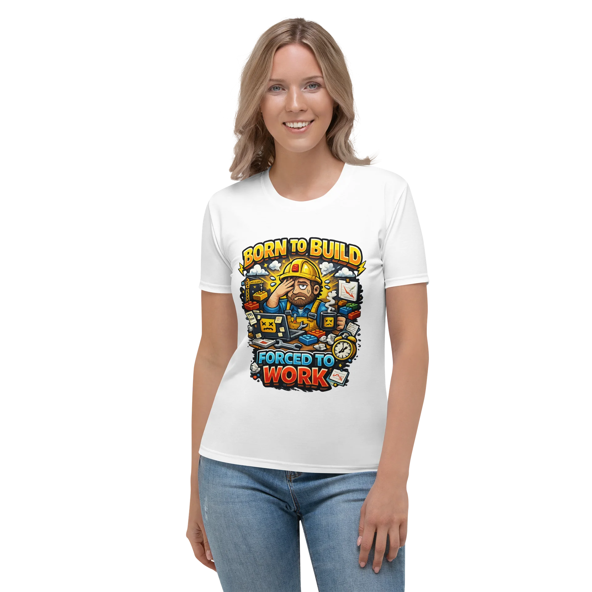 Born to Build Funny Construction Worker Tee product image (1)