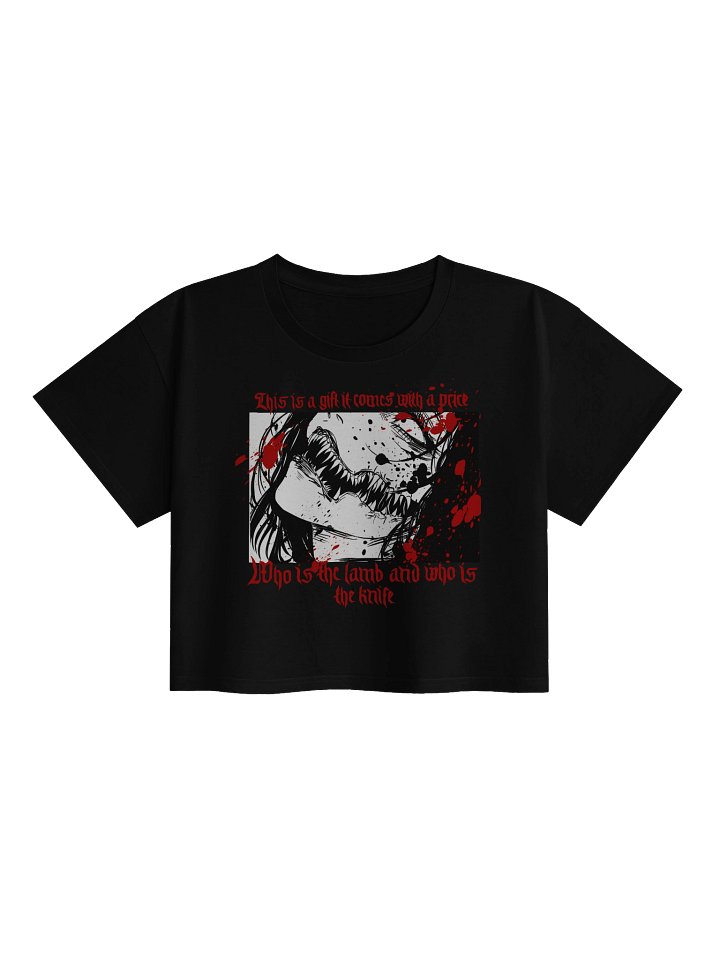 The Lamb and The Knife Cropped Tee product image (1)