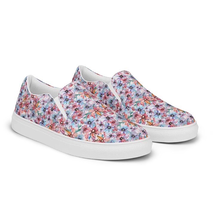 Flower Garden Women Canvas Shoes product image (2)