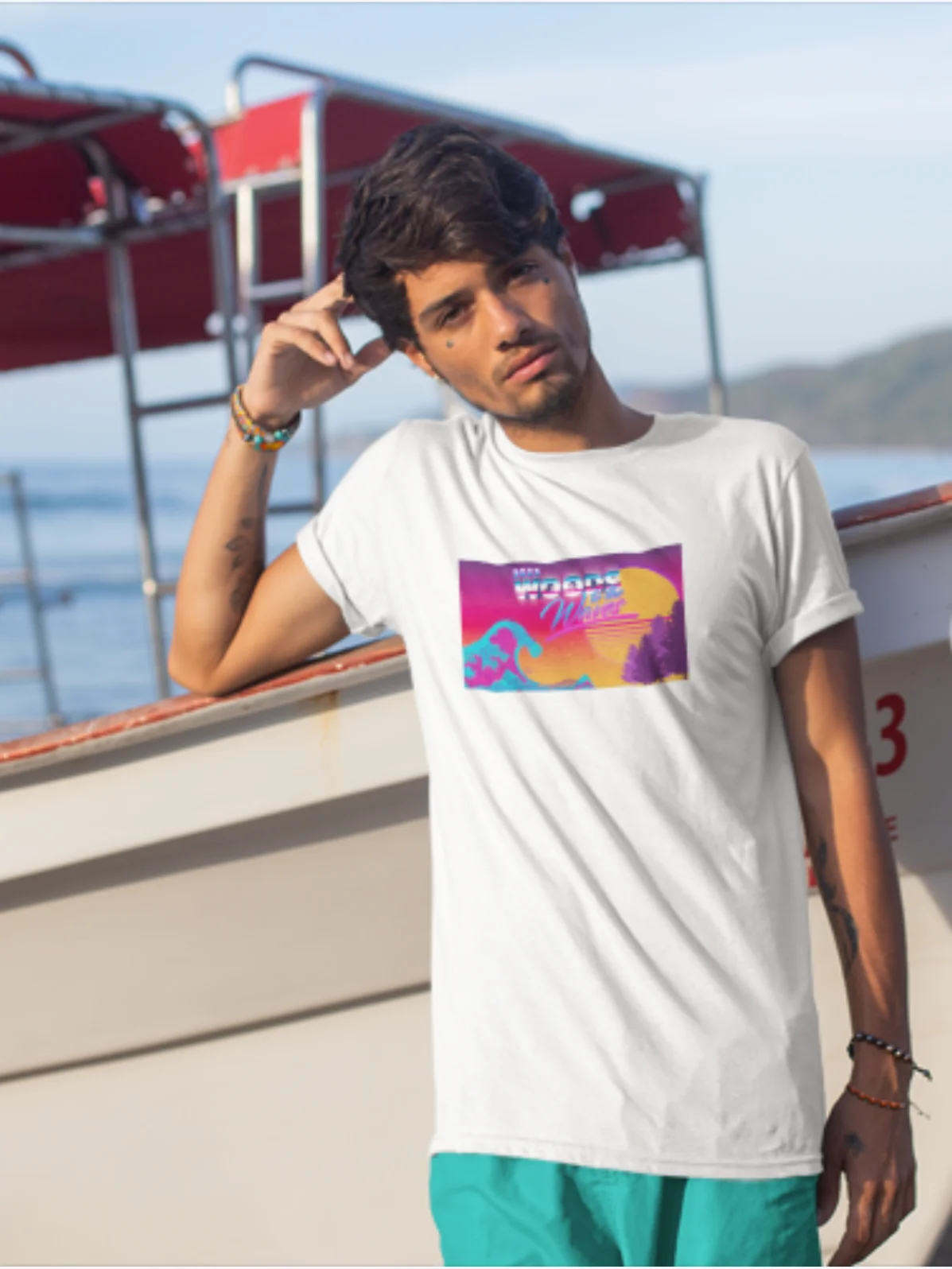 Woods to Waves 2023 – T-Shirt product image (1)