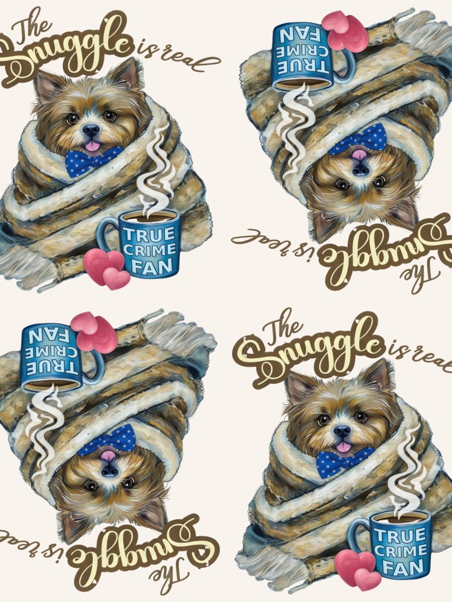 The Snuggle Is Real Cozy True Crime Throw Blanket product image (8)