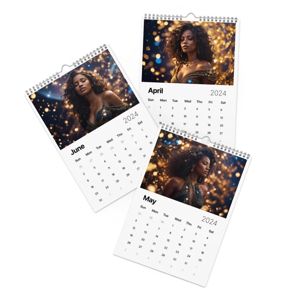 Celestial Wonders: A Stellar Journey in 2024 Calendar product image (2)