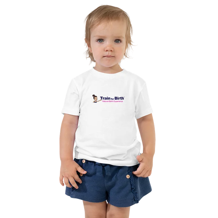 Train for Birth® Bella+Canvas Toddler White T-Shirt product image (1)